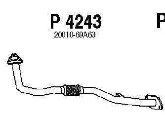 Труба выхлопного газа FENNO 4243