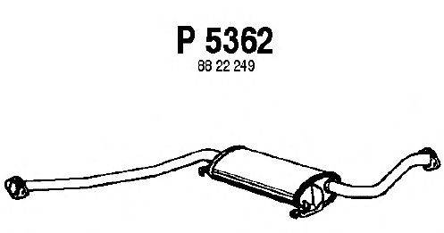 Средний глушитель выхлопных газов FENNO P5362