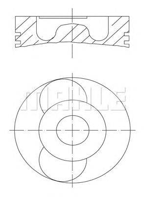 Поршень PERFECT CIRCLE 56 02468 0