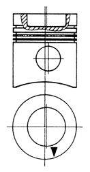 Поршень KOLBENSCHMIDT 93585602