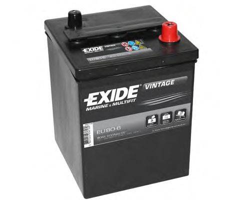 Стартерная аккумуляторная батарея; Стартерная аккумуляторная батарея EXIDE EU806