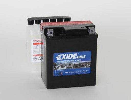 Стартерная аккумуляторная батарея EXIDE YTX7L-BS