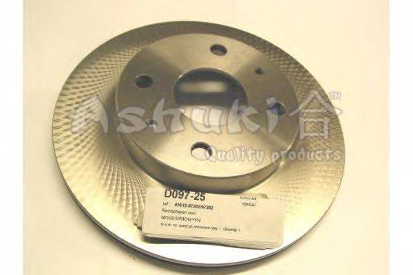 Тормозной диск ASHUKI D09725
