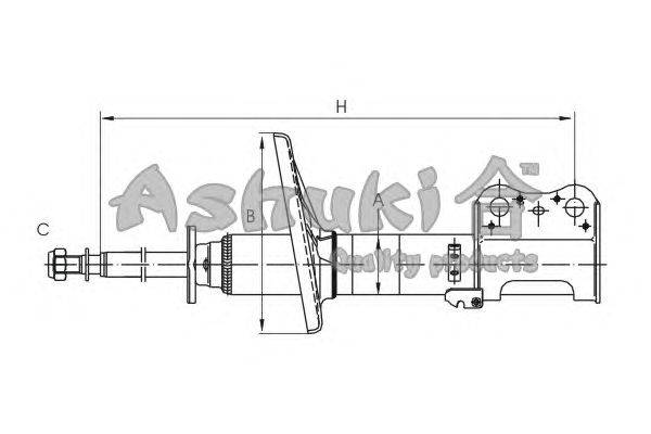 Амортизатор ASHUKI T350-35I