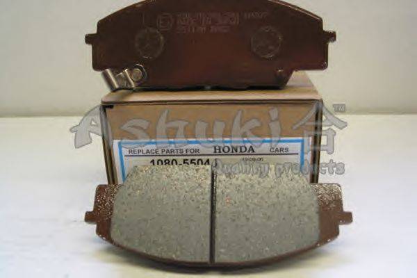 Комплект тормозных колодок, дисковый тормоз ASHUKI 1080-5504J