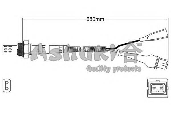 Лямбда-зонд ASHUKI 9200-46248
