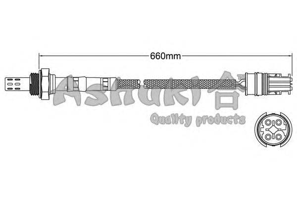 Лямбда-зонд ASHUKI 9200-48822