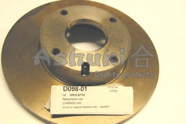 Тормозной диск ASHUKI D098-01
