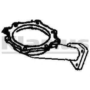 Труба выхлопного газа KLARIUS 110486