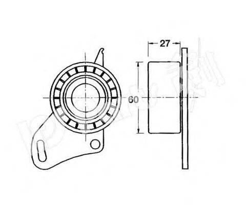 Устройство для натяжения ремня, ремень ГРМ IPS Parts ITB-6602