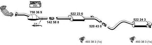 Система выпуска ОГ ERNST 100463