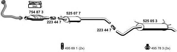 Система выпуска ОГ ERNST 100116