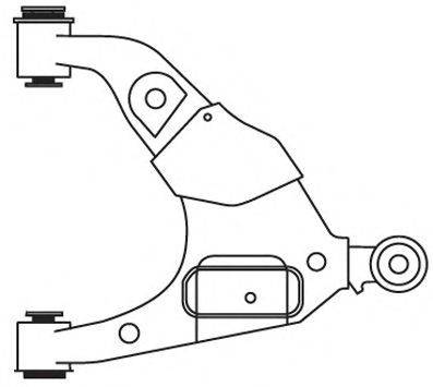 Рычаг независимой подвески колеса, подвеска колеса FRAP 3173