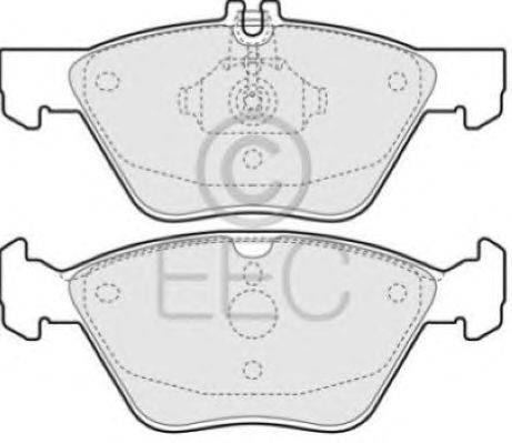 Комплект тормозных колодок, дисковый тормоз EEC BRP0923