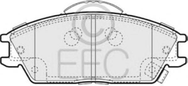 Комплект тормозных колодок, дисковый тормоз EEC BRP1310