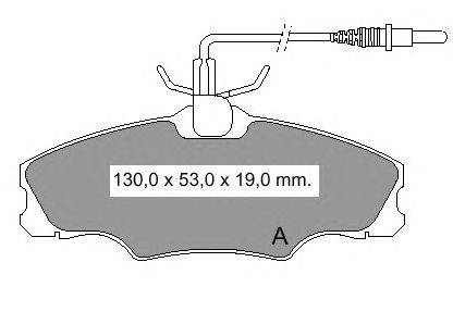 Комплект тормозных колодок, дисковый тормоз VEMA 21749