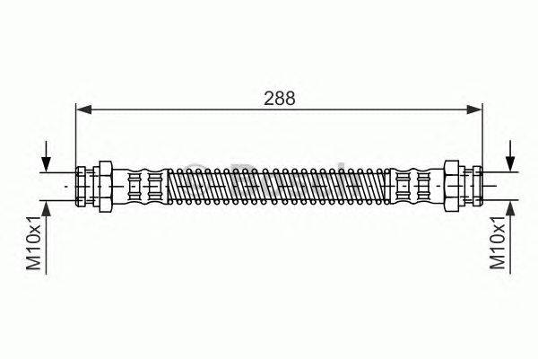 Тормозной шланг LUCAS ELECTRICAL 9001396