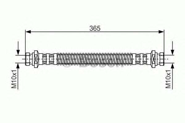 Тормозной шланг CF GOMMA 510874