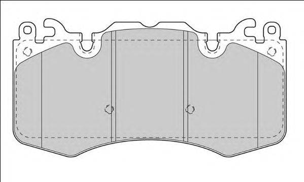 Комплект тормозных колодок, дисковый тормоз WAGNER WBP24659A