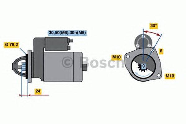 Стартер BOSCH 1846