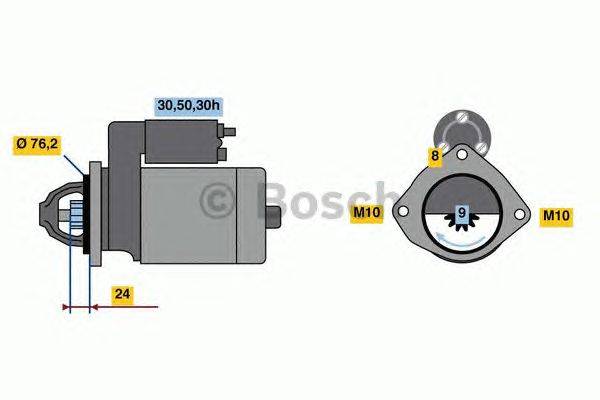 Стартер BOSCH 2288