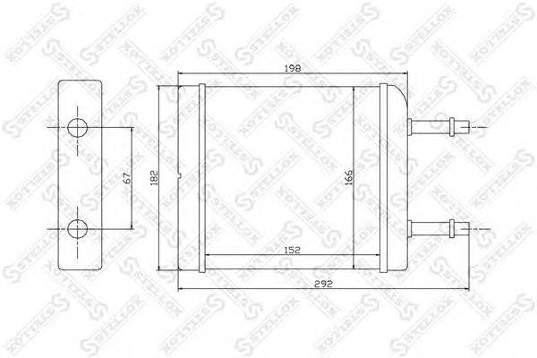 Теплообменник, отопление салона STELLOX 10-35050-SX