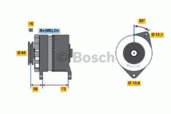 Генератор BOSCH 3448