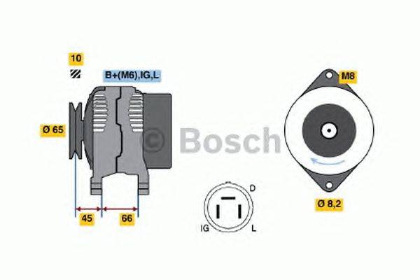 Генератор BOSCH 0 986 035 461