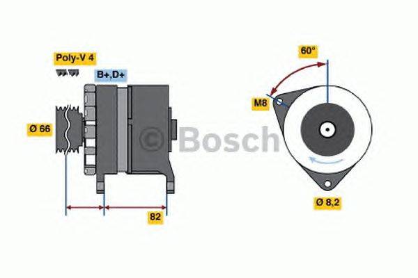 Генератор BOSCH 3704