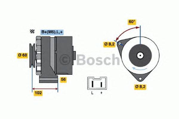 Генератор BOSCH 0 986 037 781