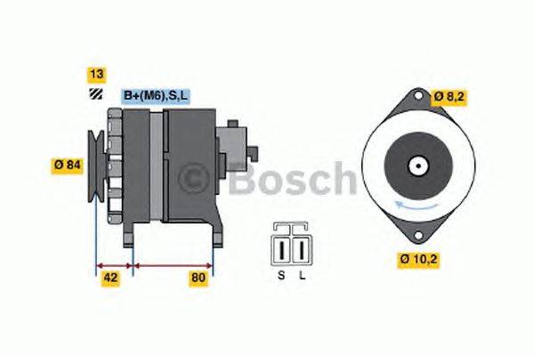 Генератор BOSCH 4058