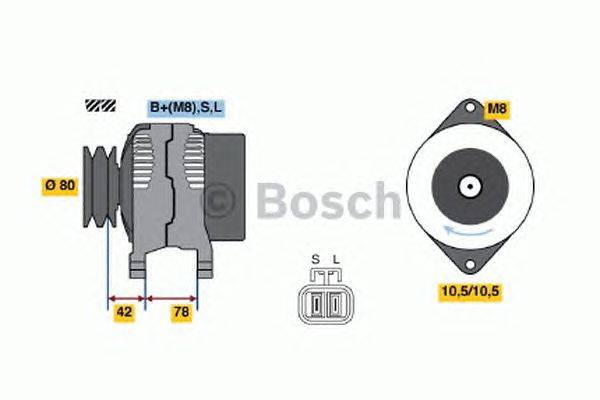 Генератор BOSCH 0 986 045 681