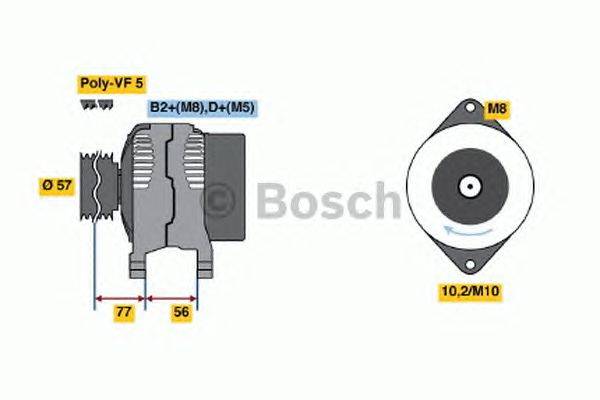 Генератор BOSCH 4824