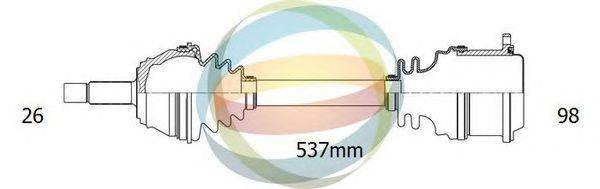 Приводной вал ODM-MULTIPARTS 18-093100