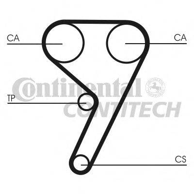 Ремень ГРМ CONTITECH CT587