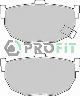 Комплект тормозных колодок, дисковый тормоз PROFIT 5000-0638 C