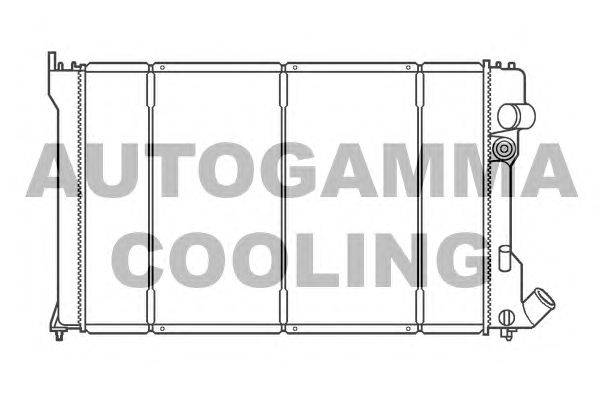 Радиатор, охлаждение двигателя AUTOGAMMA 100219