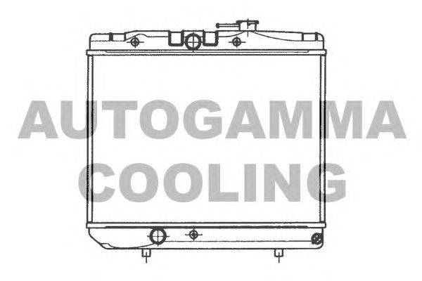 Радиатор, охлаждение двигателя AUTOGAMMA 101029