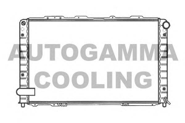 Радиатор, охлаждение двигателя AUTOGAMMA 101214