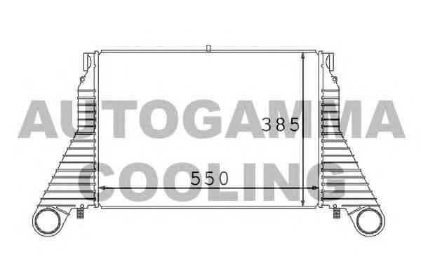 Интеркулер AUTOGAMMA 101474