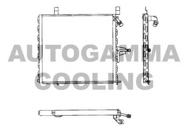 Конденсатор, кондиционер AUTOGAMMA 101726