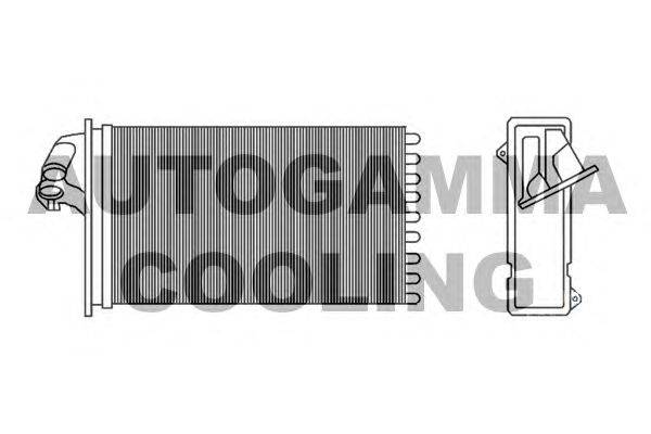 Теплообменник, отопление салона AUTOGAMMA 103475