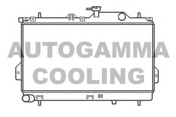 Радиатор, охлаждение двигателя AUTOGAMMA 103703