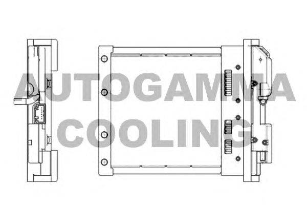 Теплообменник, отопление салона AUTOGAMMA 103877