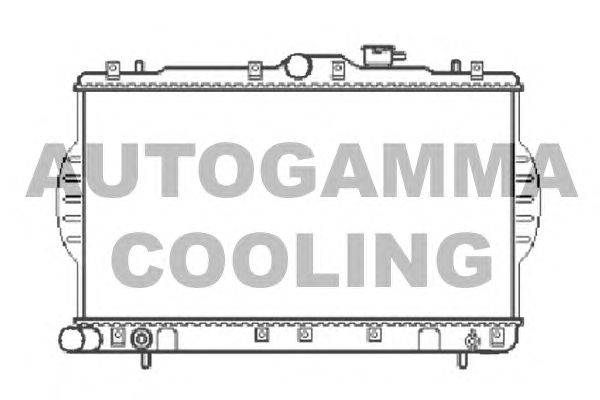 Радиатор, охлаждение двигателя AUTOGAMMA 104062