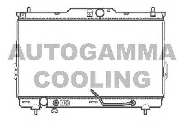 Радиатор, охлаждение двигателя AUTOGAMMA 104074