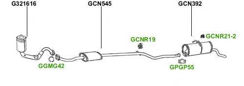 Система выпуска ОГ GT Exhaust 106