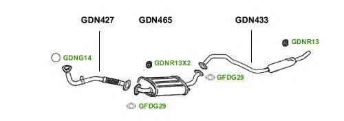 Система выпуска ОГ GT Exhaust 1336