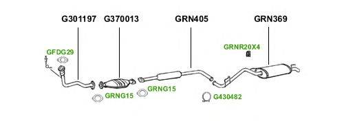 Система выпуска ОГ GT Exhaust 1769