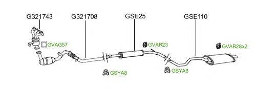 Система выпуска ОГ GT Exhaust 2119
